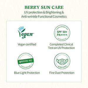 berry soothing sun cream SPF 50+  PA++++￼