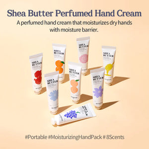Sheabutter Perfumed Hand Cream (Peach)