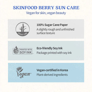 berry moisturizing sun cream SPF 50+  PA++++