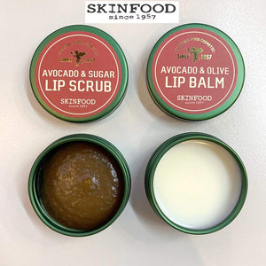 Avocado Lip Care Set (Avocado & Sugar Lip Scrub + Avocado & Oilve Lip Balm