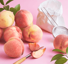 Load image into Gallery viewer, Peach Cotton Fuzzy Cream